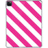 Pink and White Geometric Stripes iPad Pro 11in (2024) Clear Case